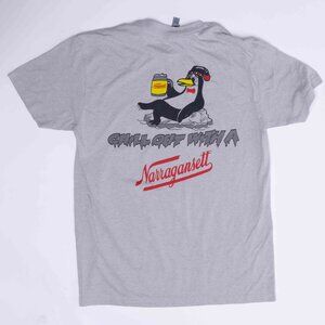 Retro Beer Shirt - Narragansett Jaws 80s 90s